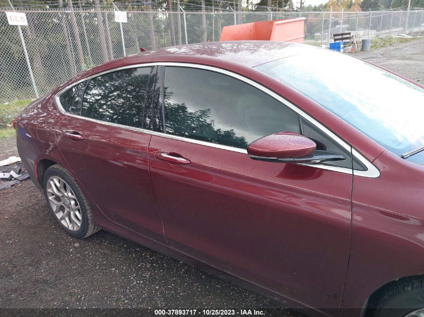 2015 CHRYSLER 200 C - 1C3CCCEG0FN636526