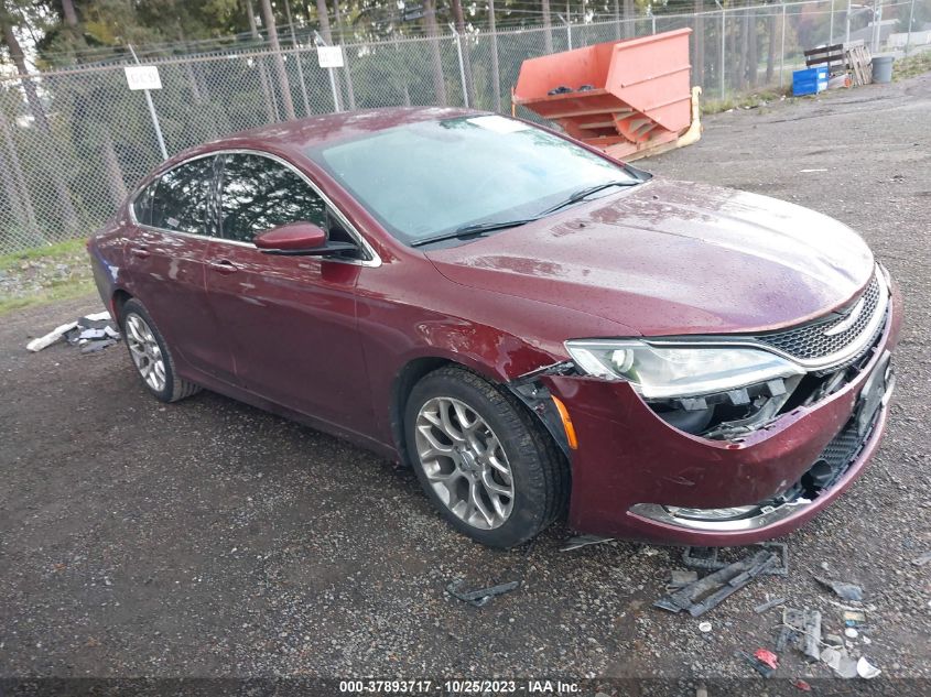 2015 CHRYSLER 200 C - 1C3CCCEG0FN636526