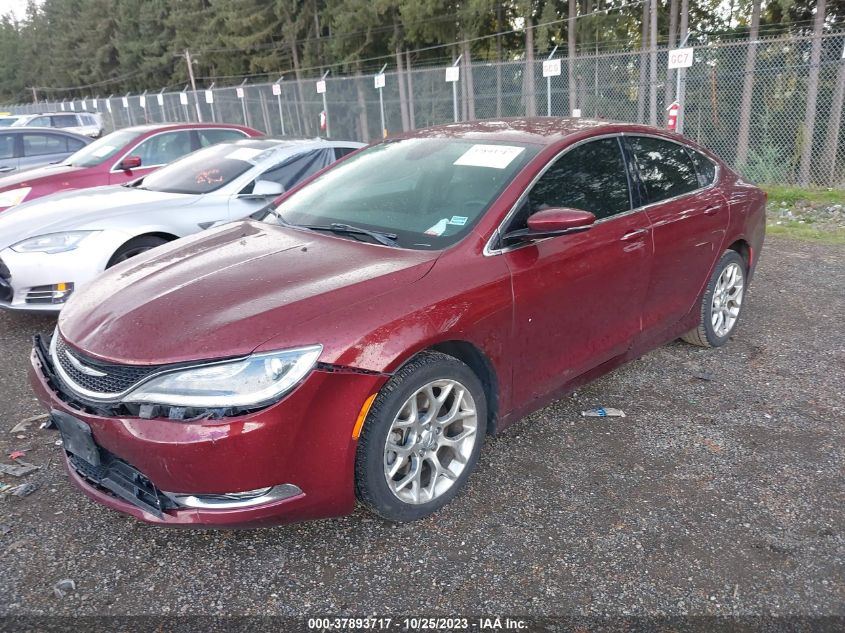 2015 CHRYSLER 200 C - 1C3CCCEG0FN636526