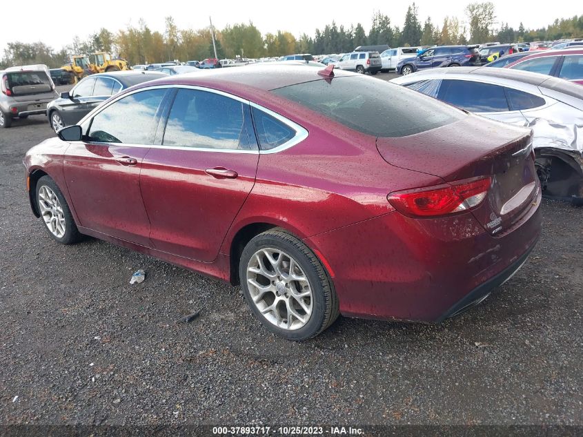 2015 CHRYSLER 200 C - 1C3CCCEG0FN636526