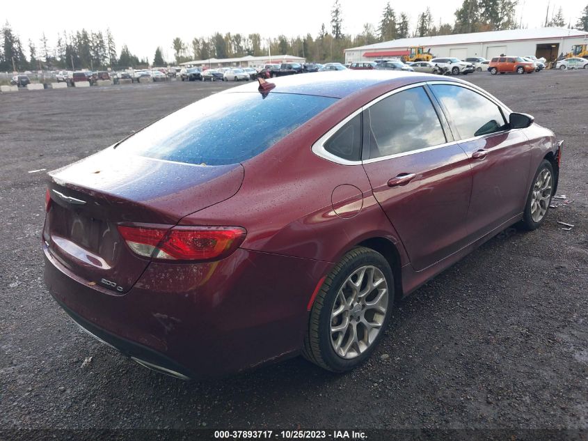 2015 CHRYSLER 200 C - 1C3CCCEG0FN636526