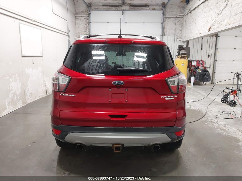 2017 FORD ESCAPE TITANIUM - 1FMCU0J9XHUB44539