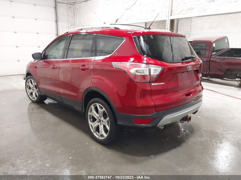 2017 FORD ESCAPE TITANIUM - 1FMCU0J9XHUB44539