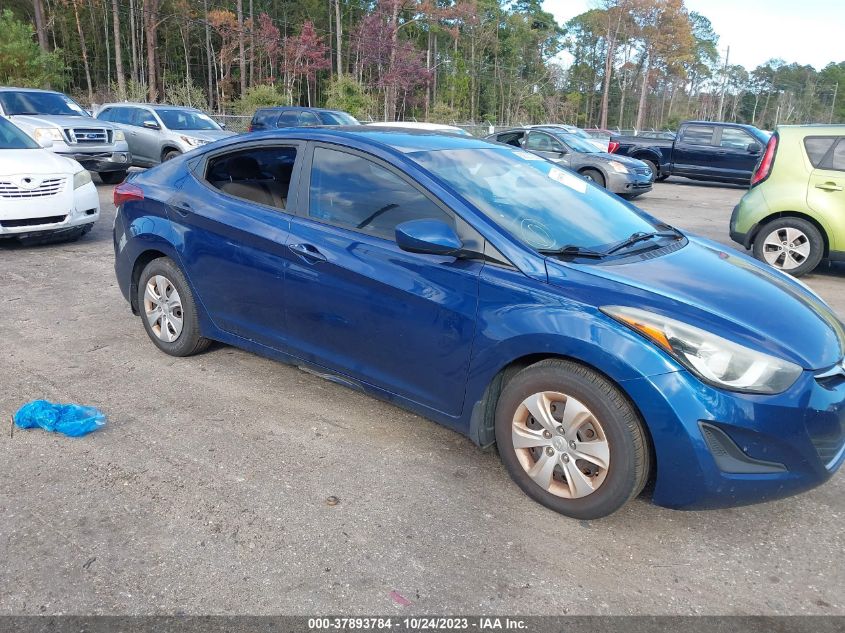 2016 HYUNDAI ELANTRA SE - 5NPDH4AE6GH775394