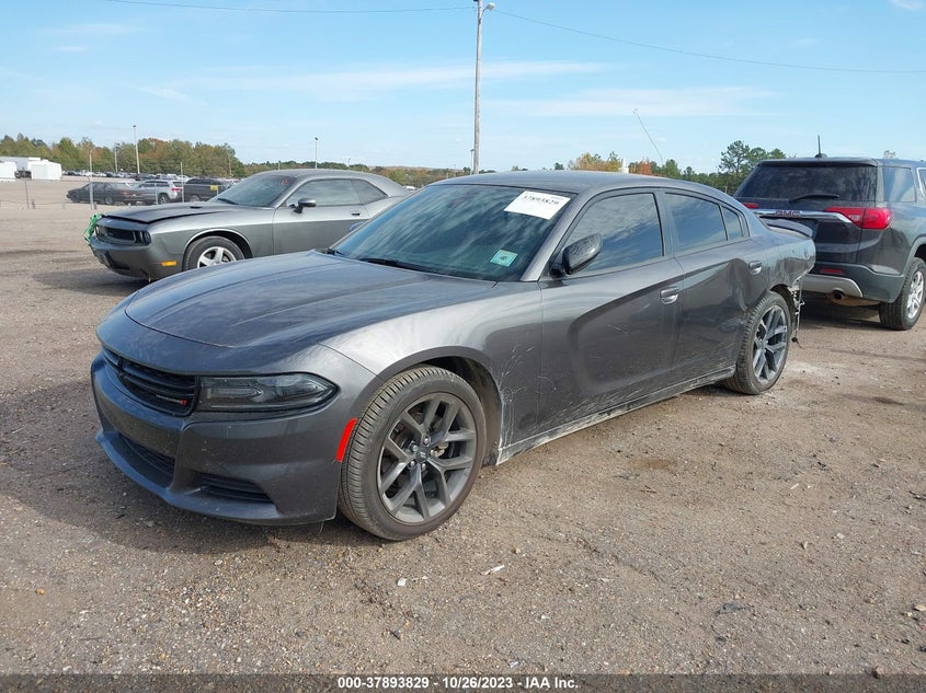 VIN 2C3CDXBG4MH659743 2021 DODGE CHARGER SXT