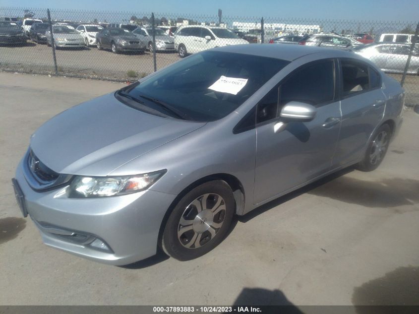 2014 HONDA CIVIC HYBRID - 19XFB4F20EE200458