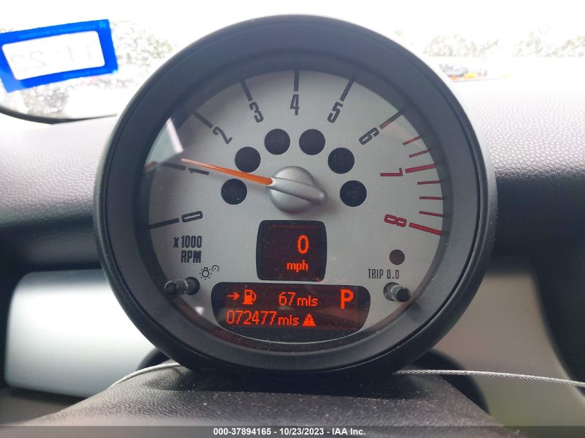 2013 MINI COOPER HARDTOP - WMWSU3C58DT548965