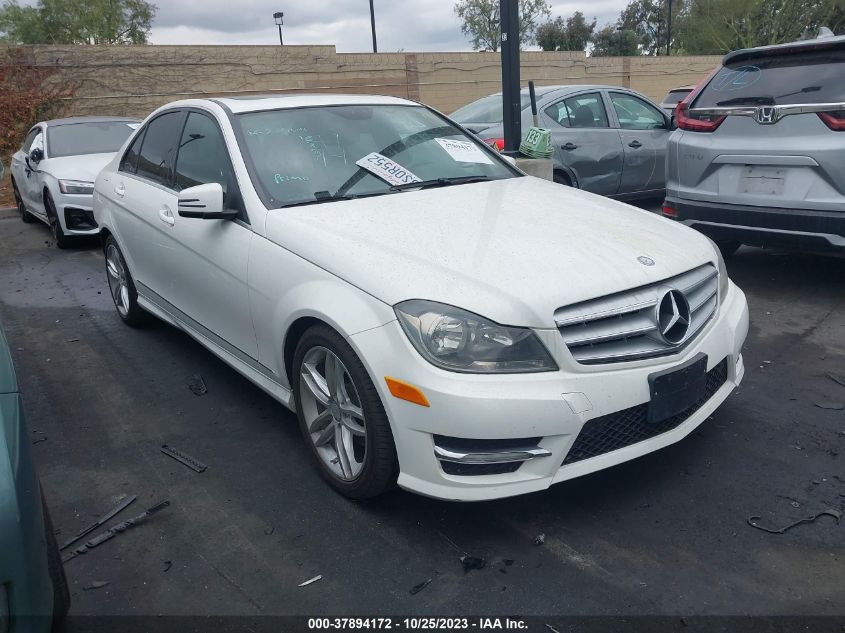 2013 MERCEDES-BENZ C-CLASS C 250 - WDDGF4HB0DA760719