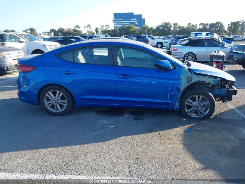 2018 HYUNDAI ELANTRA SEL - KMHD84LF2JU698344