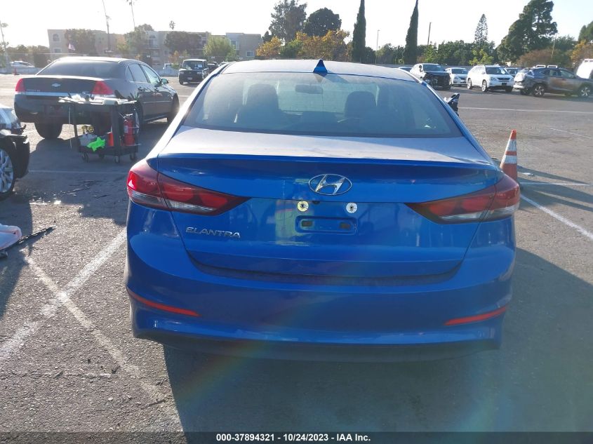 2018 HYUNDAI ELANTRA SEL - KMHD84LF2JU698344