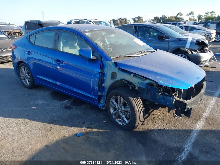 2018 HYUNDAI ELANTRA SEL - KMHD84LF2JU698344