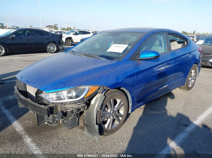 2018 HYUNDAI ELANTRA SEL - KMHD84LF2JU698344