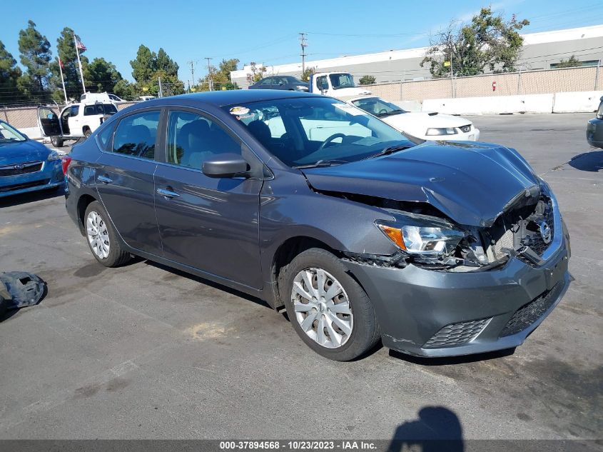 2016 NISSAN SENTRA SR/SL/S/SV/FE+ S - 3N1AB7APXGL663417