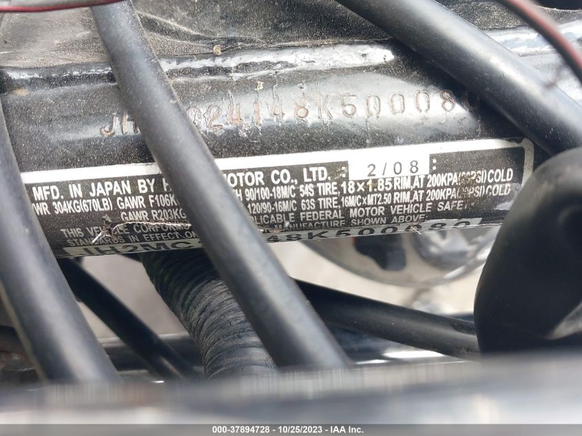 2008 HONDA CB250 - JH2MC24148K500080