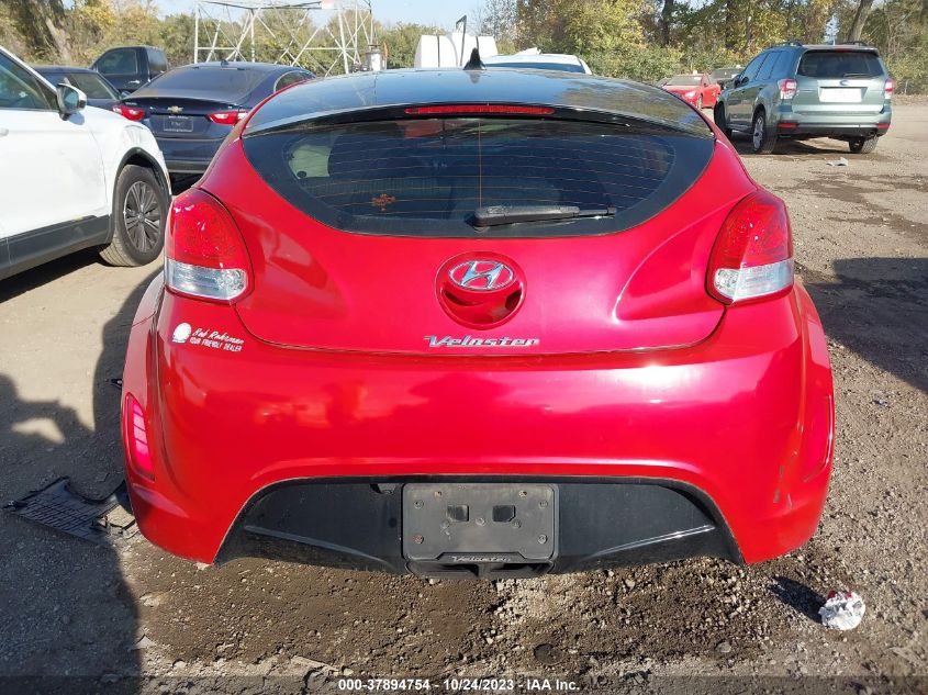 2013 HYUNDAI VELOSTER W/BLACK INT - KMHTC6AD4DU168713
