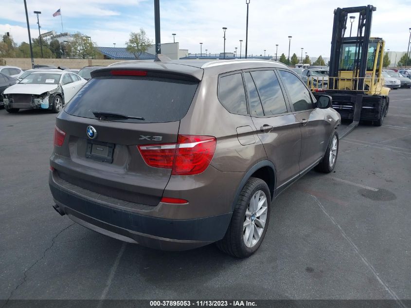 2013 BMW X3 XDRIVE28I - 5UXWX9C57D0A13451