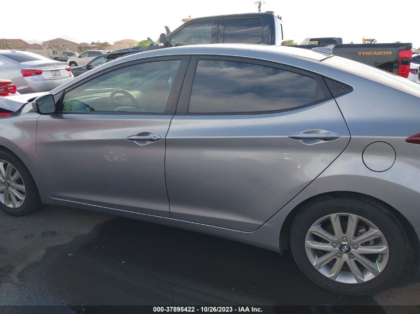 2016 HYUNDAI ELANTRA SE - KMHDH4AE5GU542656