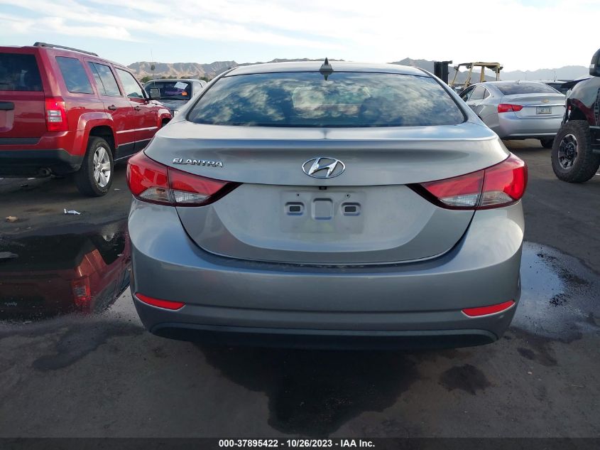2016 HYUNDAI ELANTRA SE - KMHDH4AE5GU542656
