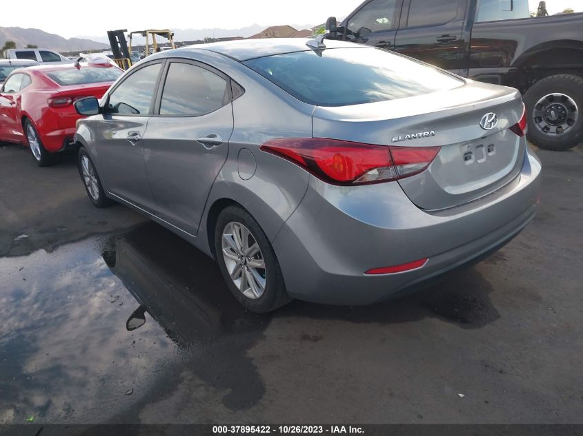 2016 HYUNDAI ELANTRA SE - KMHDH4AE5GU542656