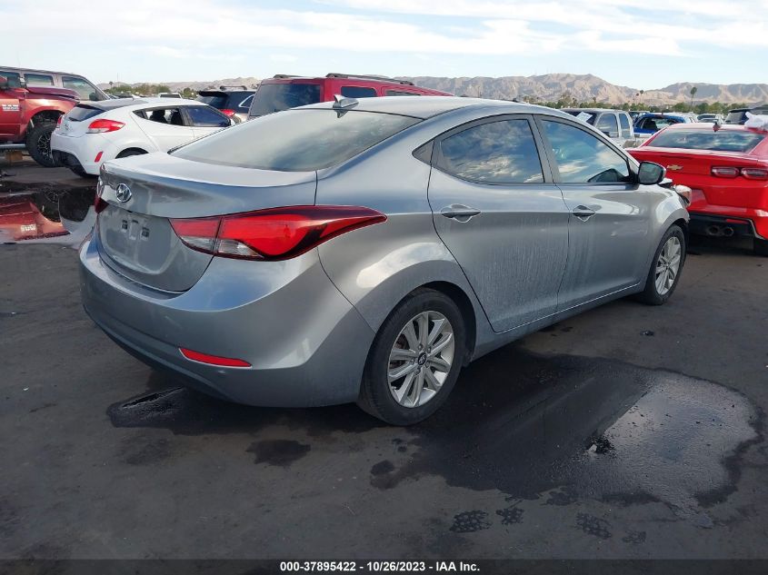 2016 HYUNDAI ELANTRA SE - KMHDH4AE5GU542656