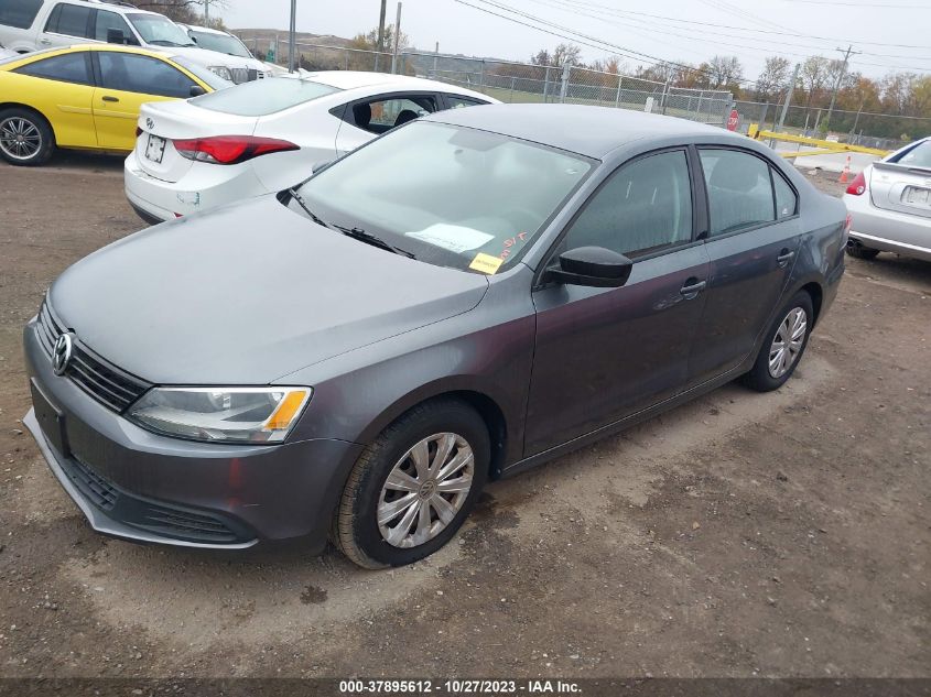 2014 VOLKSWAGEN JETTA SEDAN S 3VW2K7AJ8EM234343