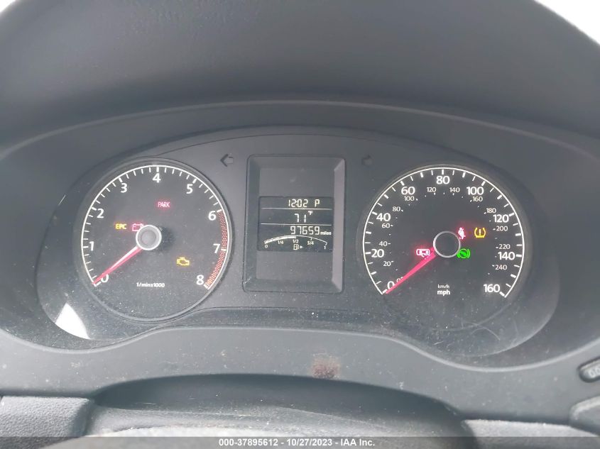 2014 VOLKSWAGEN JETTA SEDAN S 3VW2K7AJ8EM234343