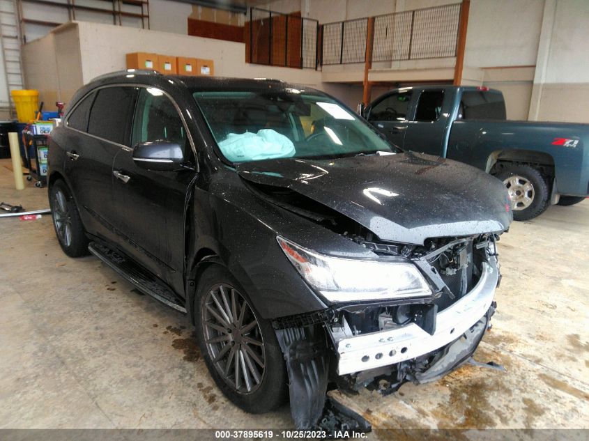 2016 ACURA MDX ADVANCE - 5FRYD4H99GB026625