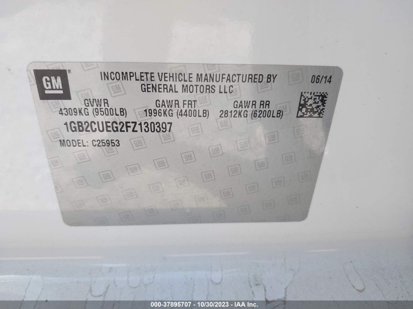 2015 CHEVROLET SILVERADO 2500HD WORK TRUCK - 1GB2CUEG2FZ130397