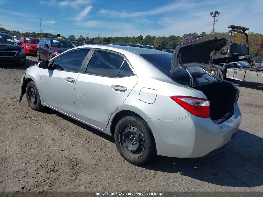 2015 TOYOTA COROLLA L/LE/S/S PLUS/LE PLUS - 2T1BURHE7FC474012