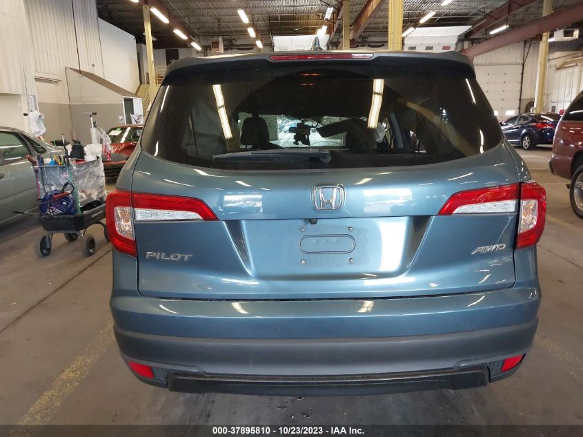 2019 HONDA PILOT LX - 5FNYF6H11KB095657