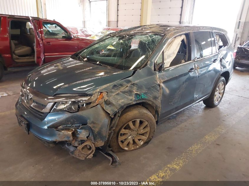 2019 HONDA PILOT LX - 5FNYF6H11KB095657