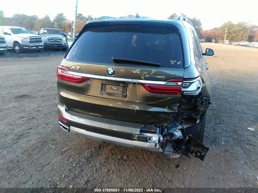 2021 BMW X7  XDRIVE40I 5UXCW2C02M9H63305