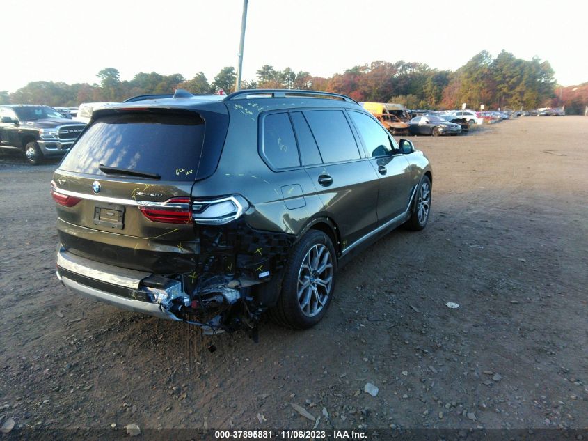 2021 BMW X7  XDRIVE40I 5UXCW2C02M9H63305