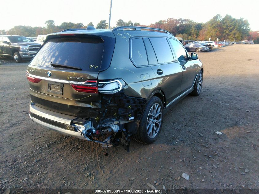 2021 BMW X7  XDRIVE40I 5UXCW2C02M9H63305