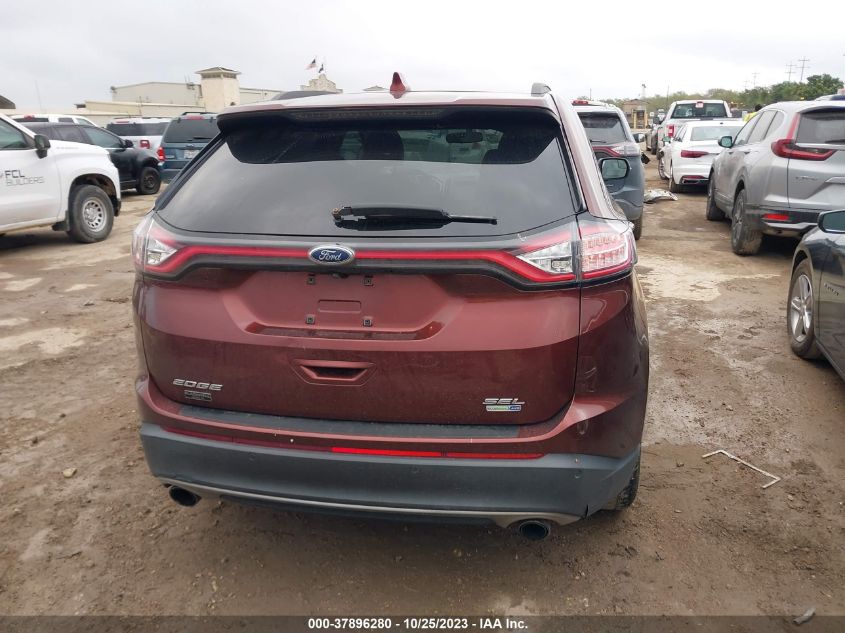2015 FORD EDGE SEL - 2FMTK4J99FBB24685