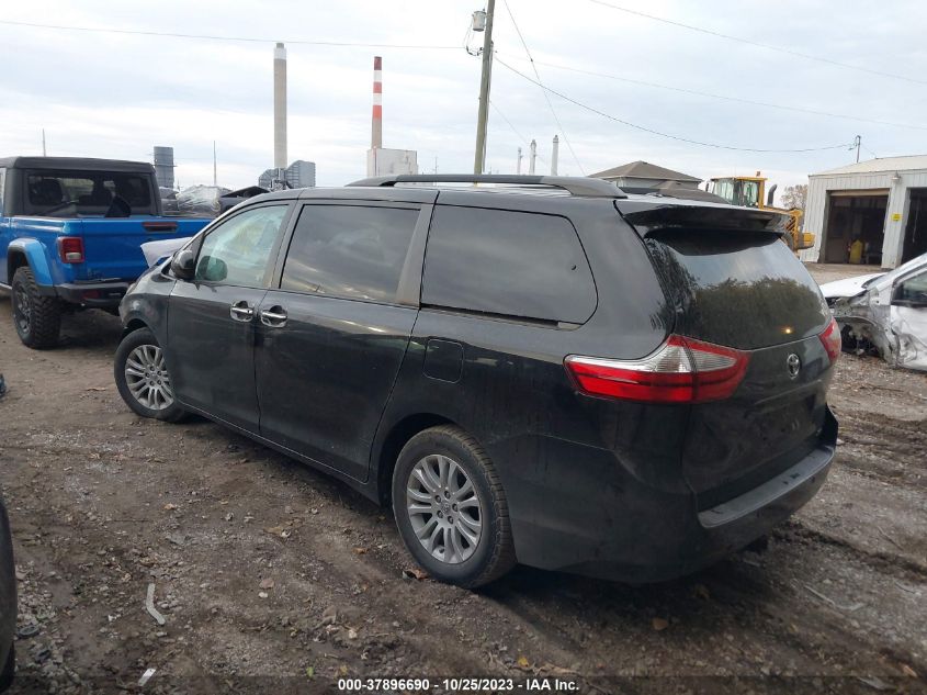 2015 TOYOTA SIENNA XLE/XLE AAS/LTD - 5TDYK3DC6FS684352
