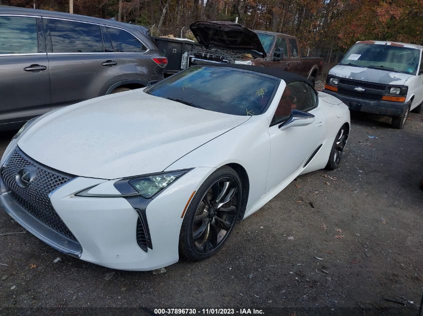 2021 LEXUS LC 500 JTHKPAAYXMA104105