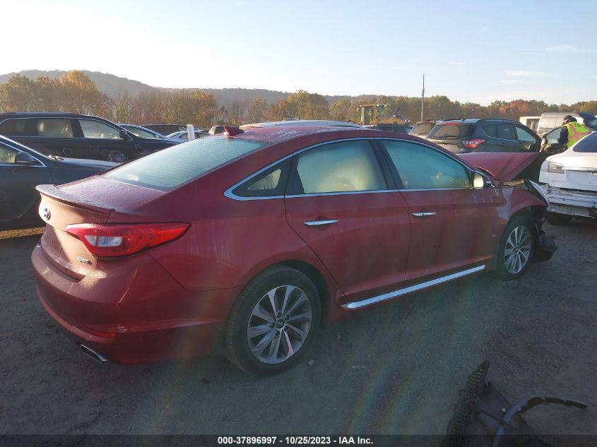 2015 HYUNDAI SONATA 2.4L SPORT - 5NPE34AF4FH144783
