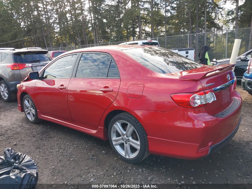 2013 TOYOTA COROLLA S - 5YFBU4EE8DP119919