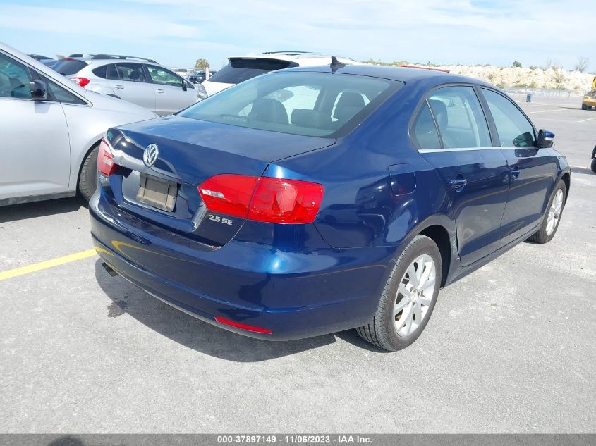 2013 VOLKSWAGEN JETTA SEDAN SE W/CONVENIENCE/SUNROOF 3VWDP7AJ8DM428587
