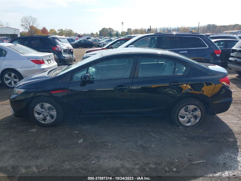 2013 HONDA CIVIC SDN LX 2HGFB2F58DH301525