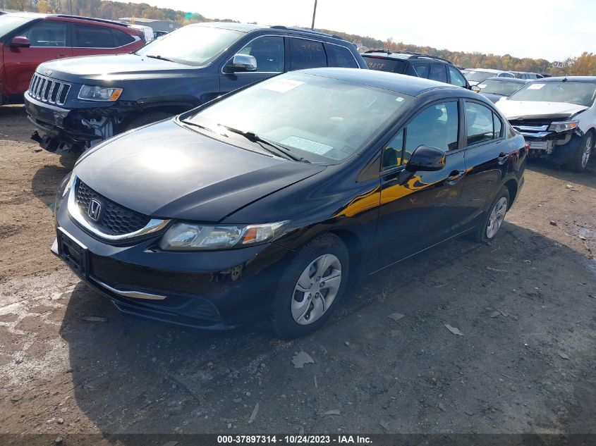2013 HONDA CIVIC SDN LX 2HGFB2F58DH301525