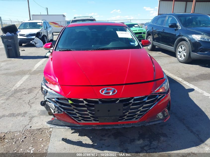 2021 HYUNDAI ELANTRA SEL - 5NPLN4AG9MH018488