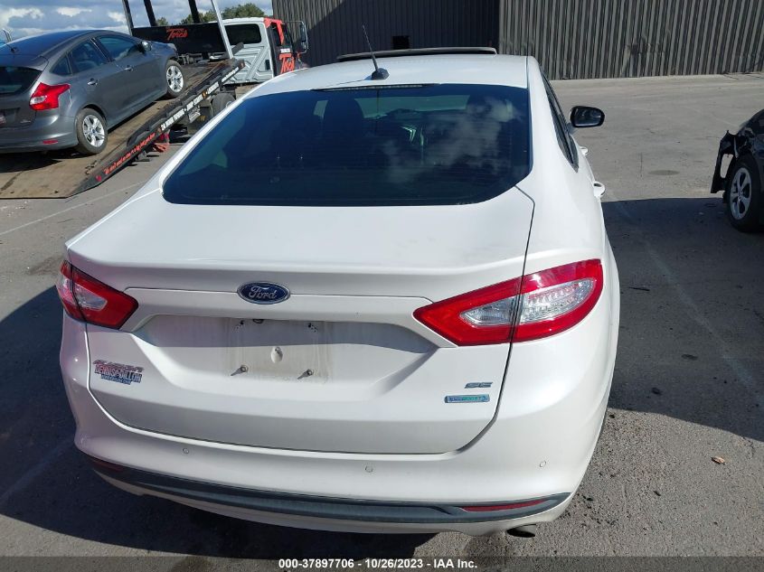 2016 FORD FUSION SE - 3FA6P0HD5GR216195