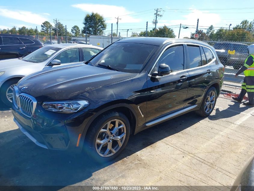 5UX43DP03N9L83584 2022 BMW X3, photo no. 2