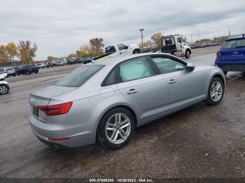 2017 AUDI A4 PREMIUM - WAUANAF45HN030967