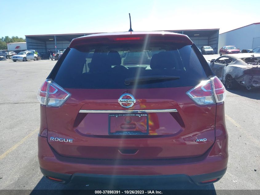 2016 NISSAN ROGUE SV/SL/S - KNMAT2MV3GP697100