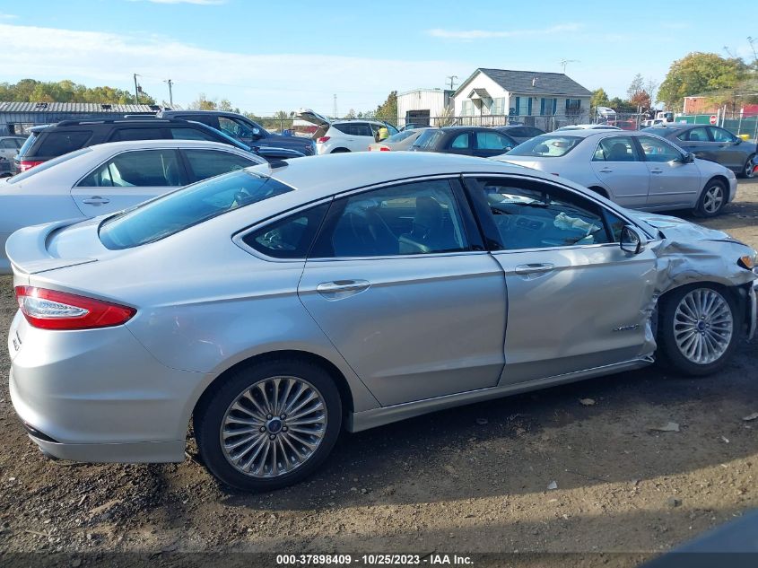 2014 FORD FUSION HYBRID TITANIUM - 3FA6P0RU3ER373705