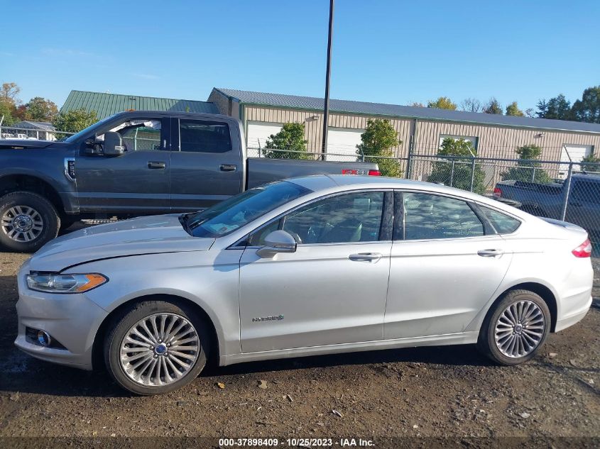 2014 FORD FUSION HYBRID TITANIUM - 3FA6P0RU3ER373705