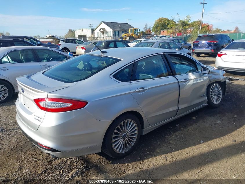 2014 FORD FUSION HYBRID TITANIUM - 3FA6P0RU3ER373705
